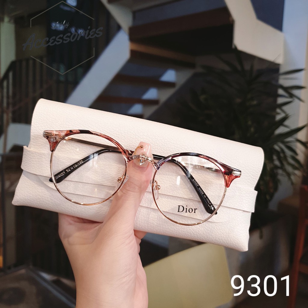 Gọng kính cận thời trang [Cắt kính mắt cận-loạn] Kính gọng tròn 9301 | BigBuy360 - bigbuy360.vn