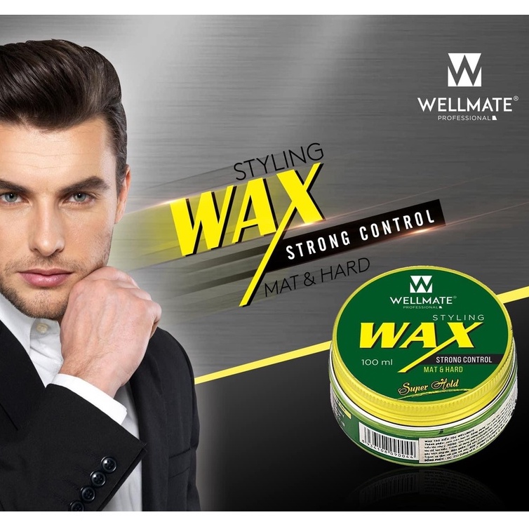 Wax tạo nếp tóc MollyHair thương hiệu Wellmate, giữ nếp 36h
