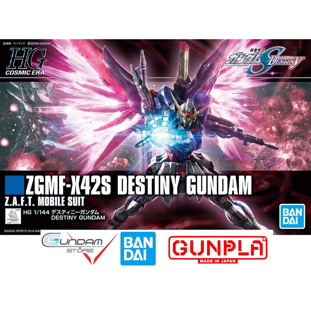 Gundam Bandai HG Destiny ZGMF-X42S HGSEED Gundam Seed Mô Hình Nhựa Đồ Chơi Lắp Ráp Anime Nhật Tỷ Lệ 1/144