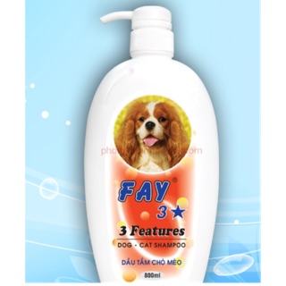 Sữa tắm chó mèo FAY 3 sao lọ 800ml