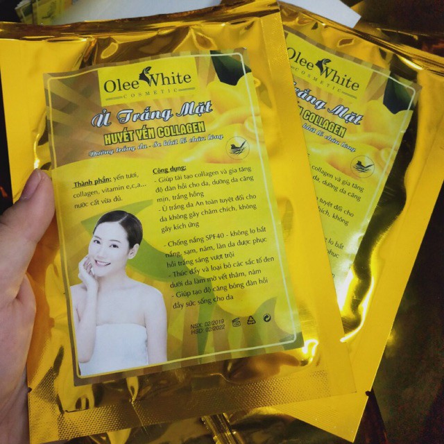 [Hàng chuẩn] [Sale] Ủ huyết yến da mặt Colagen ( kích trắng - Hàng công ty) | BigBuy360 - bigbuy360.vn