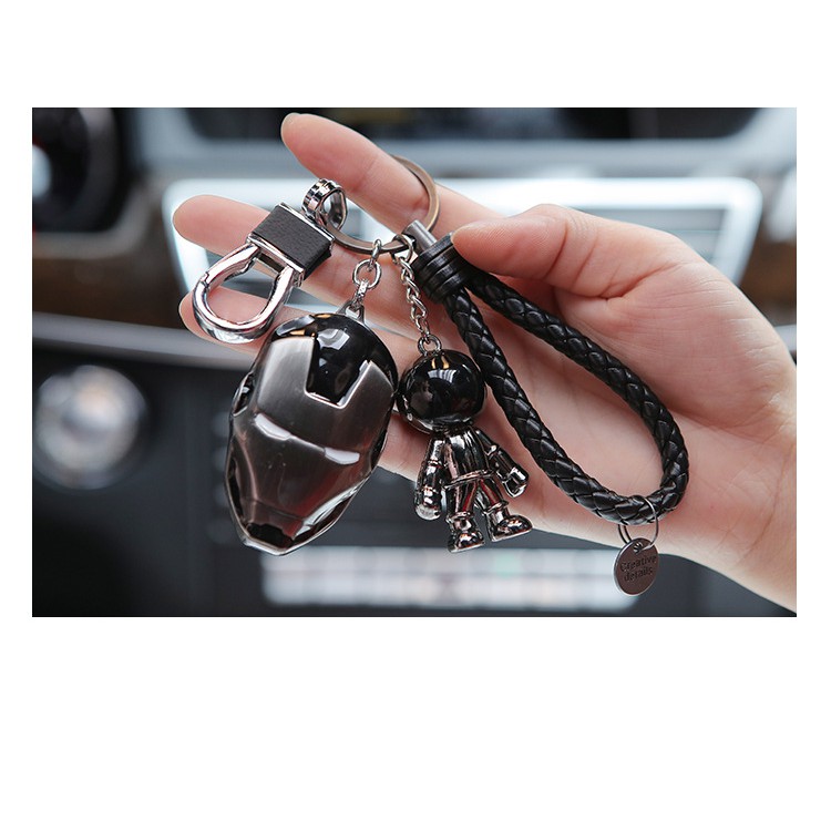 [Hàng cao cấp] Móc khóa ô tô xe hơi sang trọng - Phi hành gia, mặt sắt - MK8004 (có lựa chọn mua lẻ)