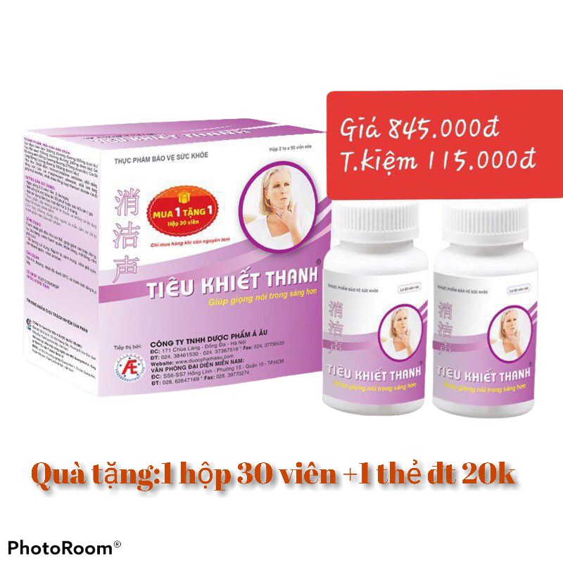 Tiêu Khiết Thanh -hộp 180v⚡chính hãng⚡tặng hộp 30v⚡