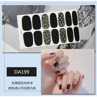 Bộ Dán Móng Tay Nail Sticker Gồm 14 Móng, Không Thấm Nước- Siêu Bền.