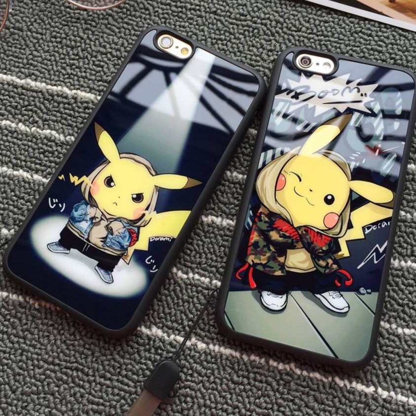 ốp pikachu cho iphone ( bán kèm dây giá rẻ )