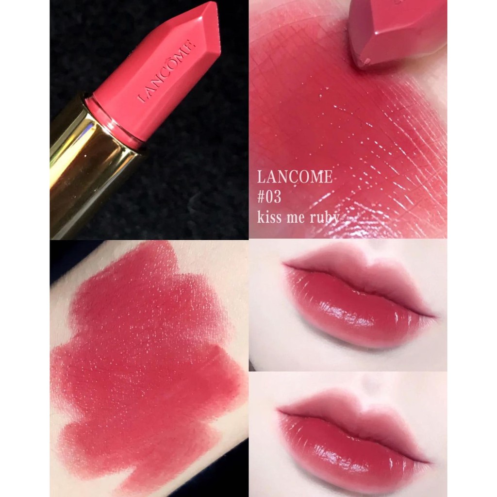 Son Lancome L’absolu Rouge Ruby Cream - 03 Kiss Me Ruby Minisize