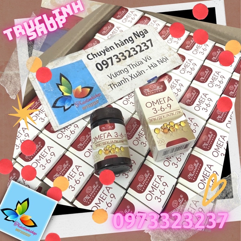 Omega 369 mirrolla 100 viên Nga