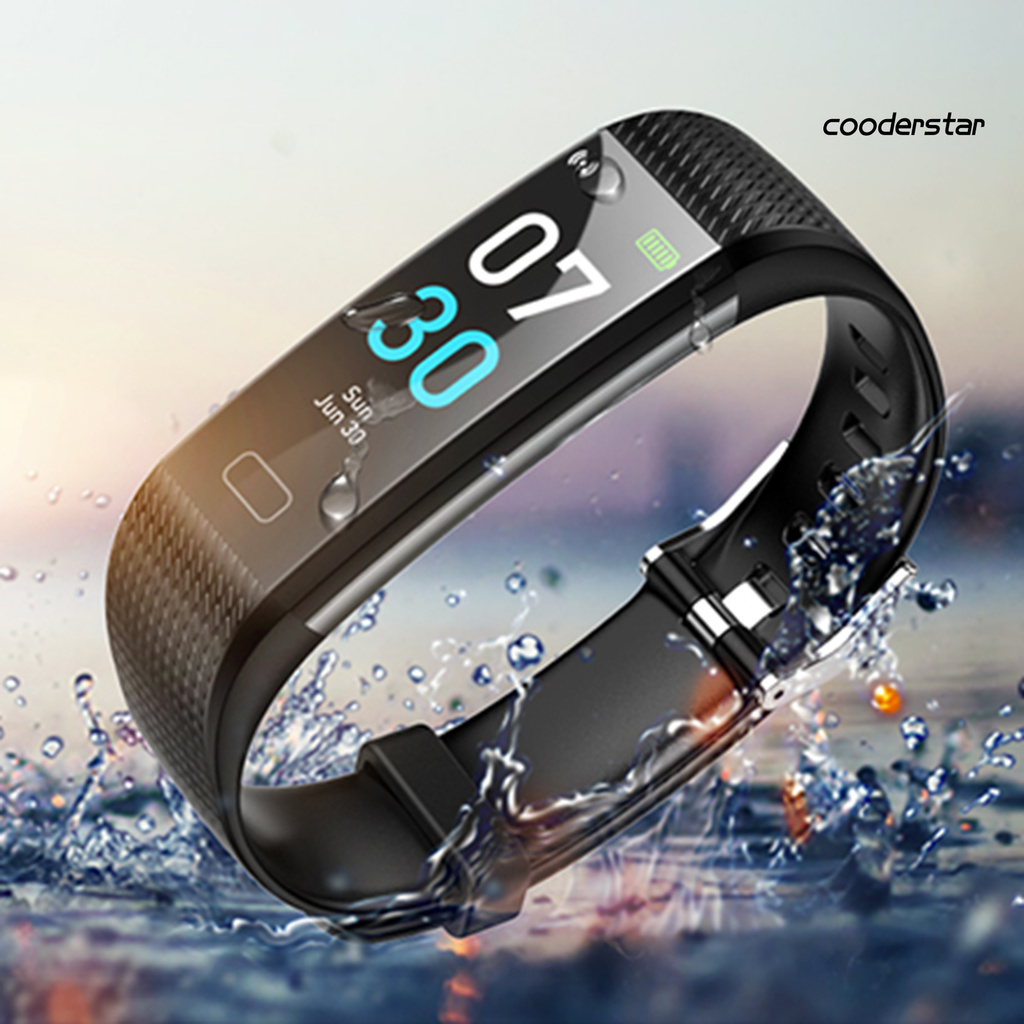 cooderstar S5 Sports Smart Watch Bluetooth Fitness Tracker IP68 Heart Rate Blood Pressure Monitor Smart Bracelet for Daily Life