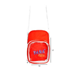 Túi đeo chéo nam, nữ BAMA® - PLASTIC SHOULDER BAG Chính Hãng - Thời trang đi học, đi chơi