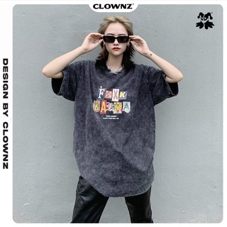 [FULLTAG CHÍNH HÃNG] Áo thun tay lỡ unisex ClownZ Fxxk ...