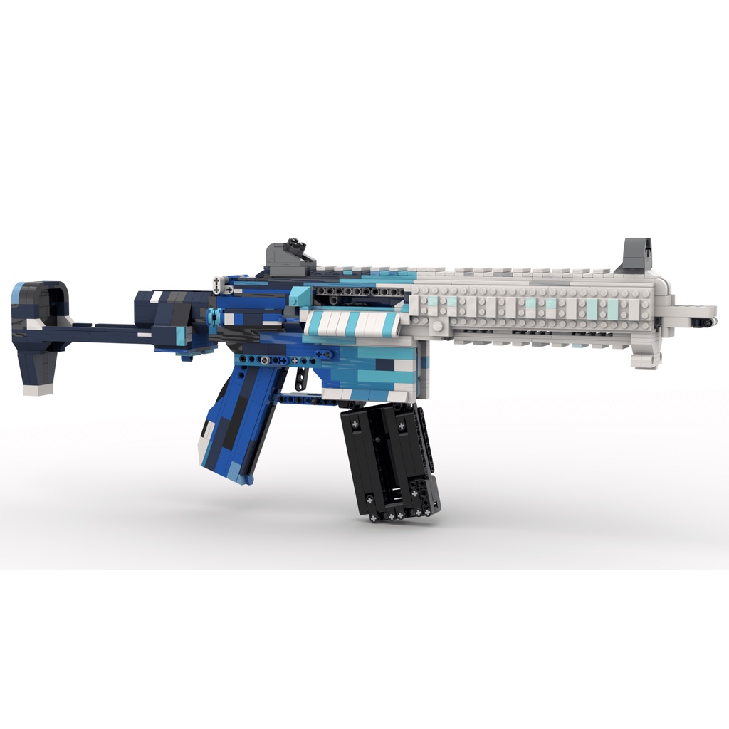 Đồ Chơi Lắp Ráp Kiểu LEGO CSGO , Free Fire Súng Rifle M416C Của Kevin183 Với 1500 Mảnh Ghép