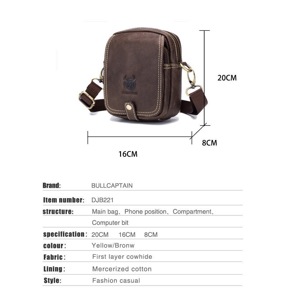 Túi Đeo Chéo Mini Nhỏ Gọn ZACHI Da Bò Thật Hàng Đẹp Cao Cấp Xám/Bò T08 | BigBuy360 - bigbuy360.vn