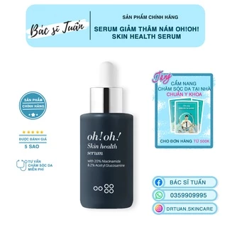 Tinh Chất ohoh - Serum Giảm Thâm Nám oh!oh! Skin Health Serum (20% Niacinamide & 2% Acetyl Glucosamine) 30m [CHÍNH HÃNG]