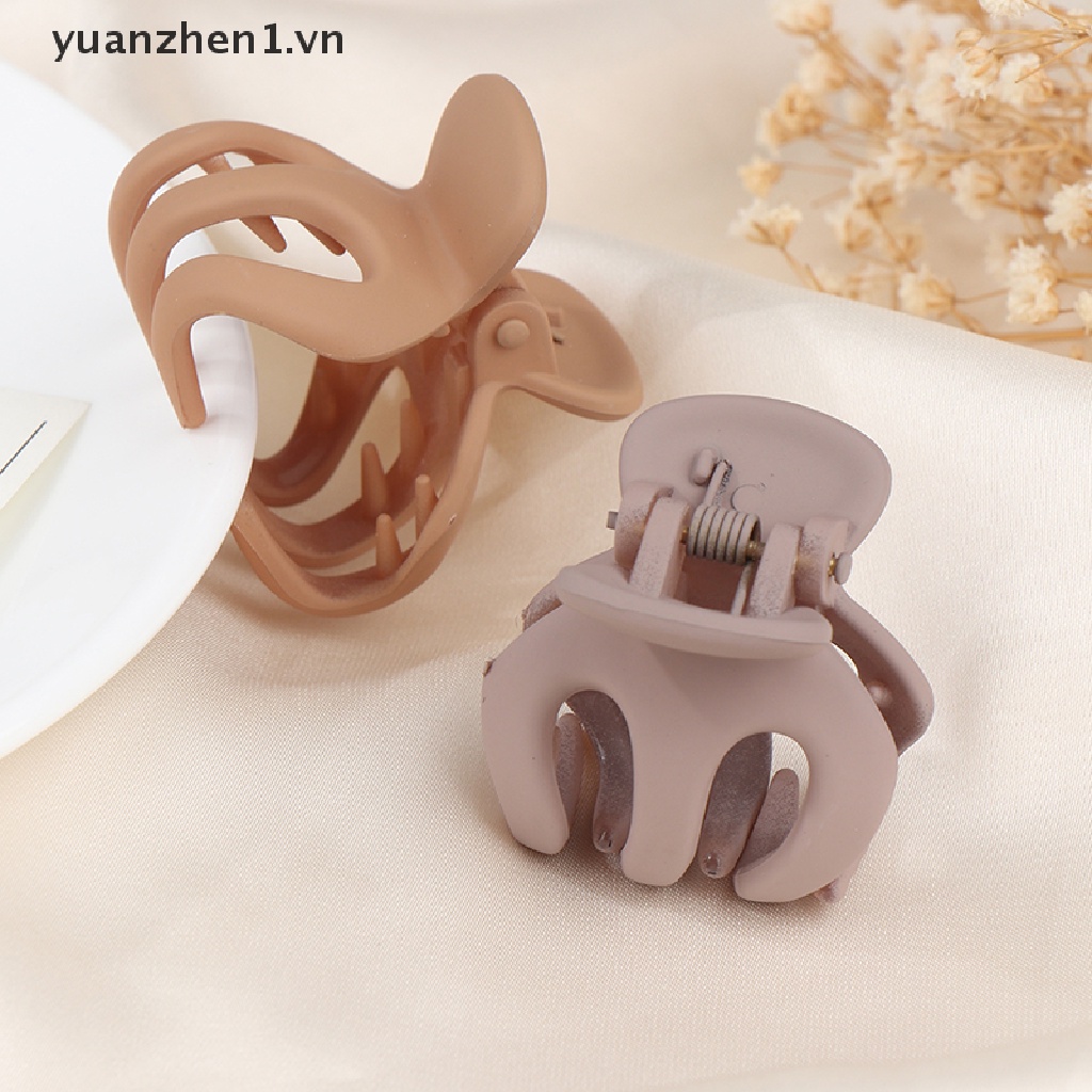 Bộ 4 Kẹp Tóc Nhựa Mini Xinh Xắn Cho Bé Gái