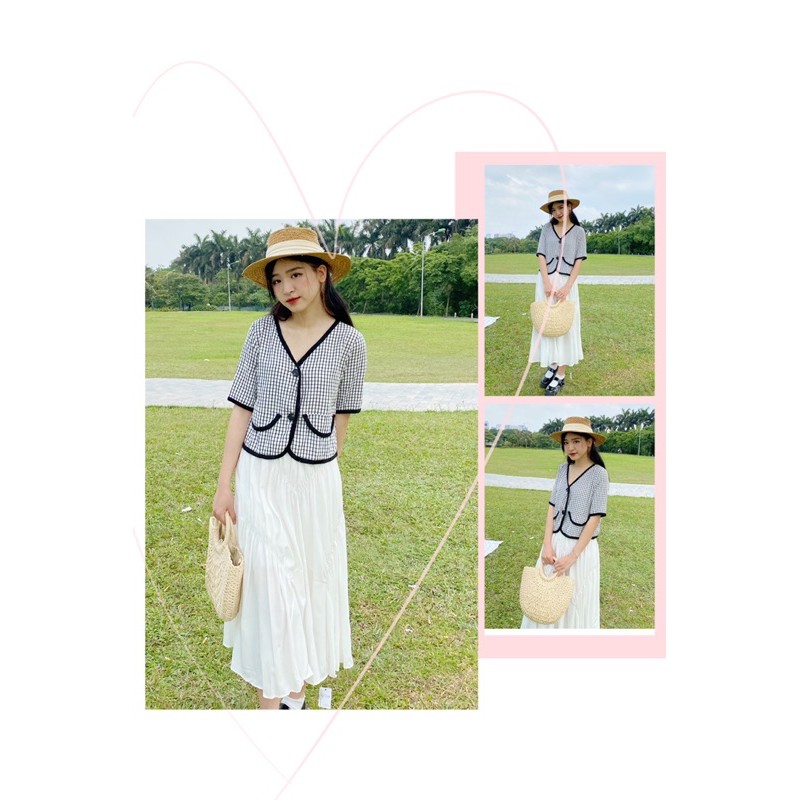 Chân váy đũi tầng bèo 2 lớp Ulzzang Nữ Cạp Chun Quảng Châu Dáng Dài MIDI Hot Trend 2021 | BigBuy360 - bigbuy360.vn