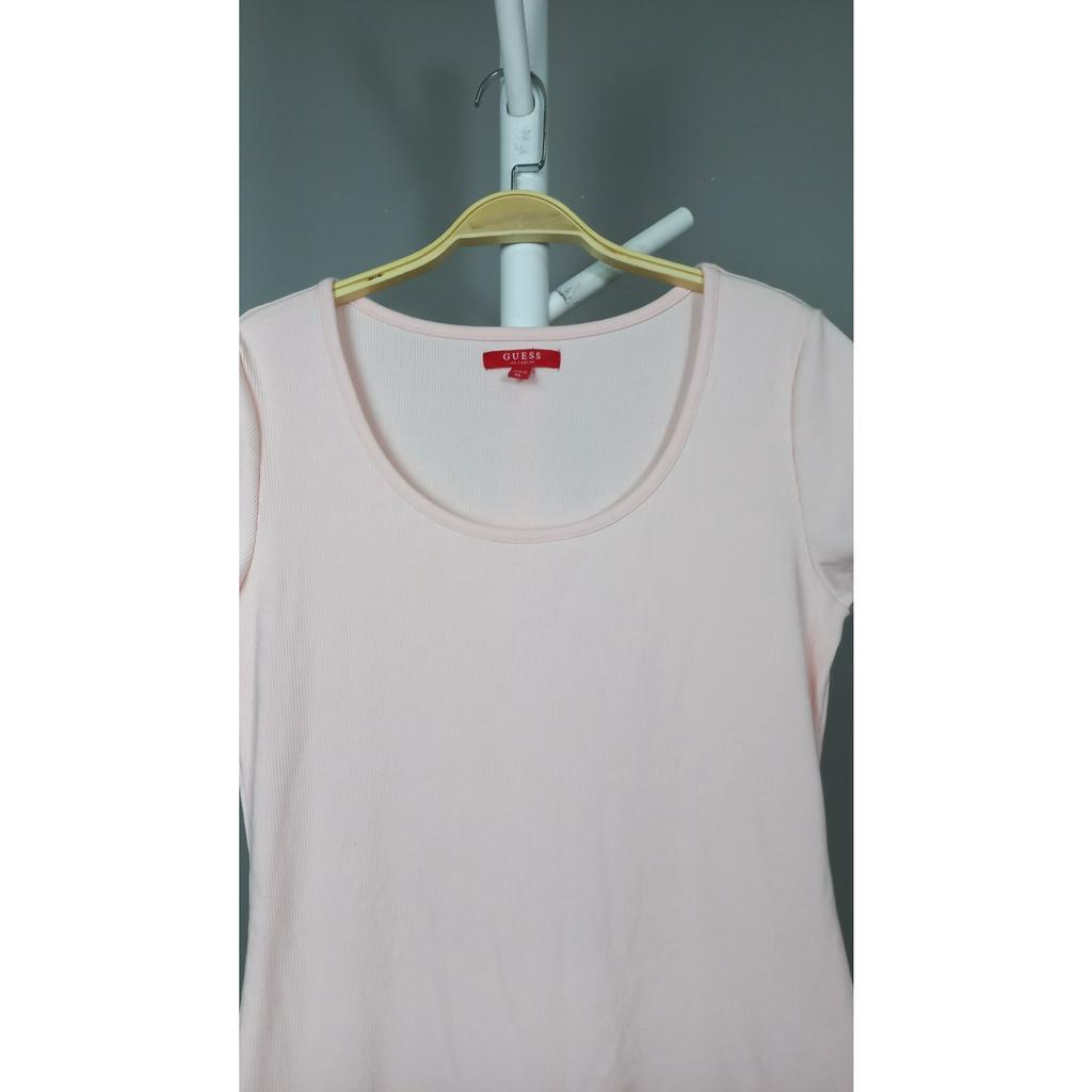 Đầm bodycon thun cotton gân xuất khẩu Guess