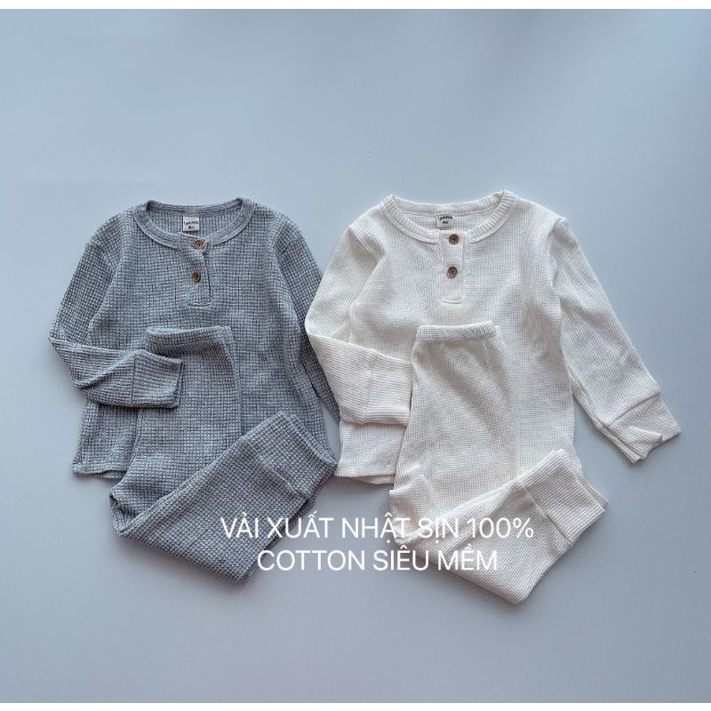 SÉT 2 BỘ COTTON XUẤT NHẬT SIÊU MỀM CHO BÉ