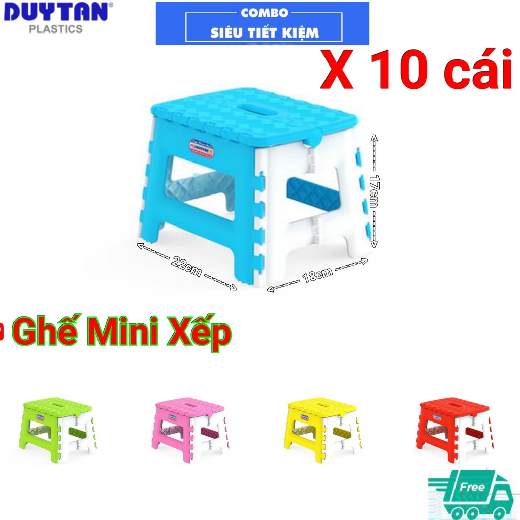 Ghế xếp mini duy tân -COMBO 10 cái