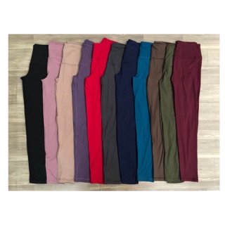 QUẦN THUN LEGGING CẠP CAO DAI MỀM MỊN (TÚI TRONG) VNXK (CÓ BIG SIZE)
