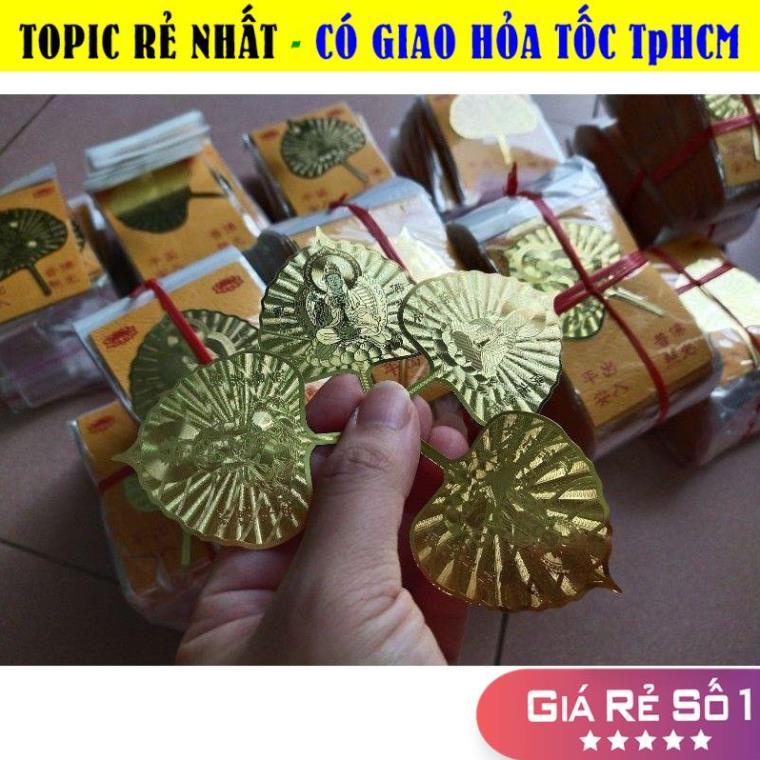 COMBO 30 lá bồ đề mạ vàng bằng đồng
