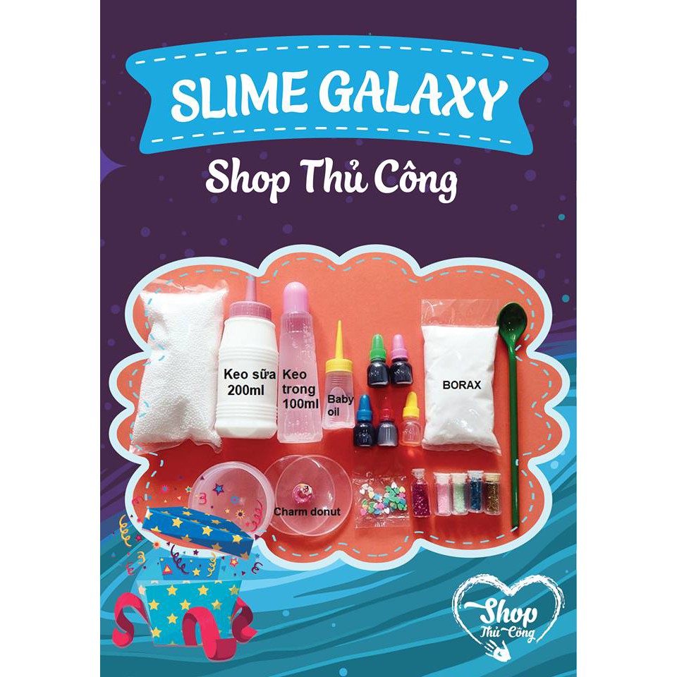 Bộ KIT làm Slime galaxy