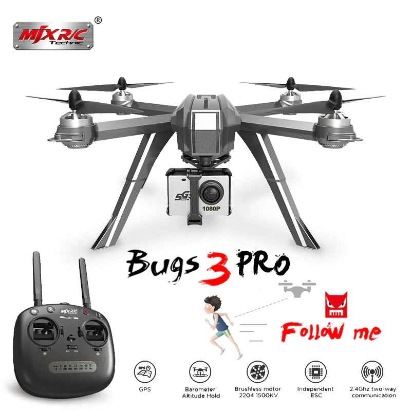 Máy Bay MJX Bugs 3 Pro Phiên Bản 2 - GPS, Đã Gồm Camera C6000 1080P