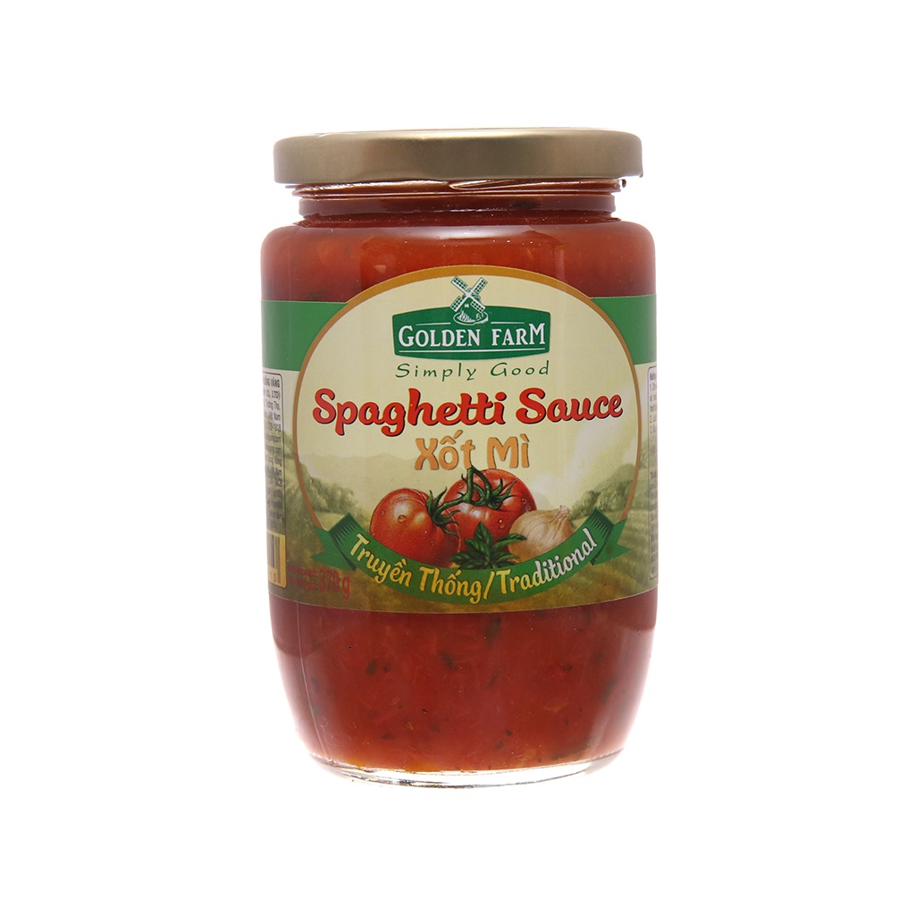 Xốt spaghetti Golden Farm vị truyền thống 820g