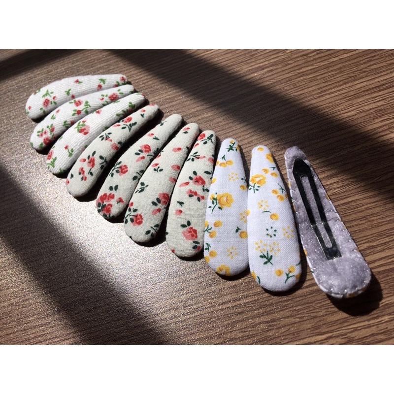 KẸP TÓC VẢI HOA NHÍ - HANDMADE