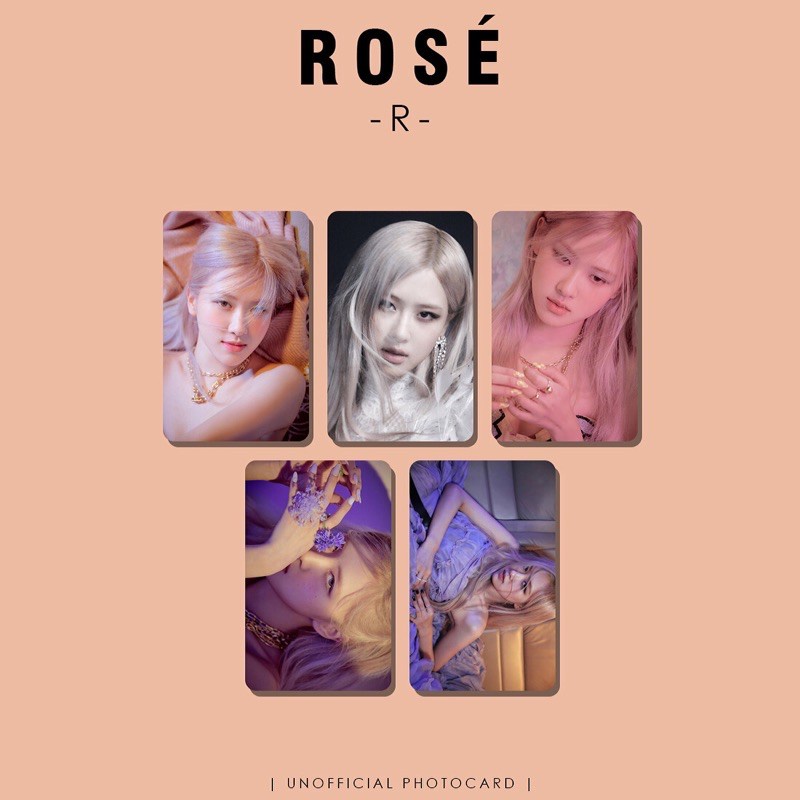 SET CARD BLACKPINK ROSÉ -R-