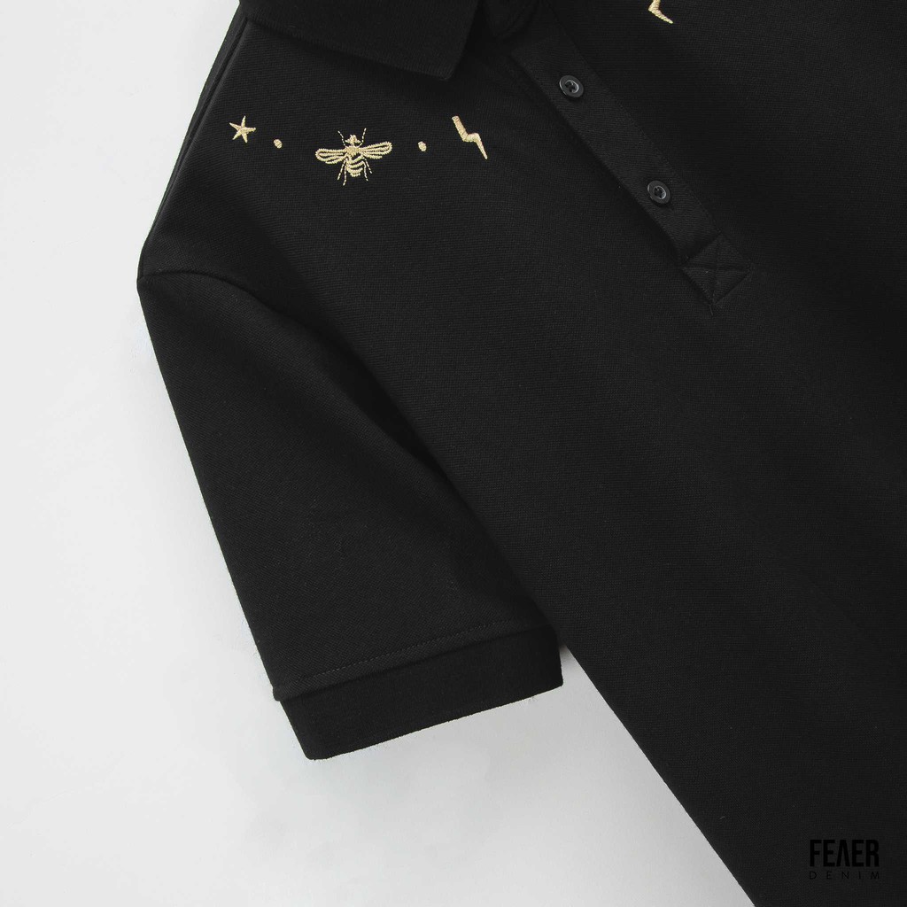 [Mã TOPMAY giảm đến 25k đơn 150k] Áo polo nam cổ bẻ THUNDER BEES chất cotton thấm hút co dãn FEAER DENIM | BigBuy360 - bigbuy360.vn