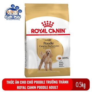 Thức ăn cho chó Poodle trưởng thành Royal canin Poodle adult 500gr