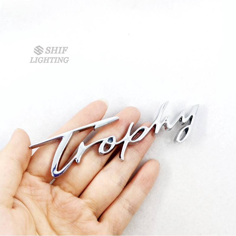 Miếng dán kim loại chữ Trophy dùng để trang trí cho xe hơi MG