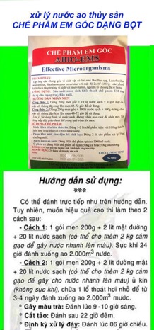 Chế phẩm EM gốc dạng bột