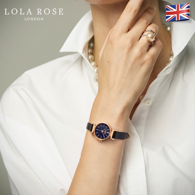 Đồng hồ nữ mặt tròn nhỏ đồng hồ Lolarose đá cẩm thạch galaxy lấp lánh cho cô nàng thanh lịch bảo hành 2 năm LR2048 | BigBuy360 - bigbuy360.vn