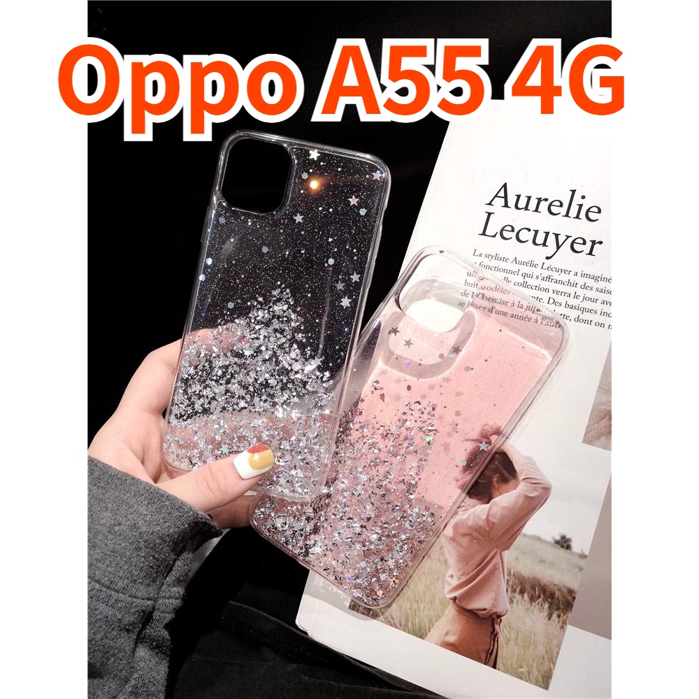 Ốp lưng kim tuyến trong cho điện thoại Oppo A55 4G A55 4G