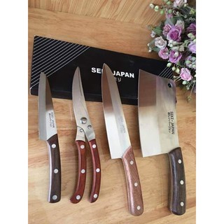 Bộ 4 món  dao kéo SEKI _Japan của Nhật