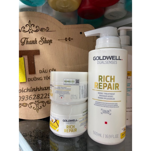 Hấp 60s siêu chữa trị goldwell 500ml & 200ml