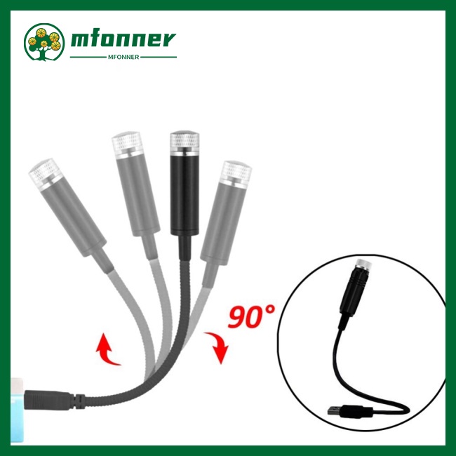 Đèn Led Tạo Hiệu Ứng Bầu Trời Đầy Sao Trang Trí Trần Xe Hơi Kết Nối Usb Tiện Dụng