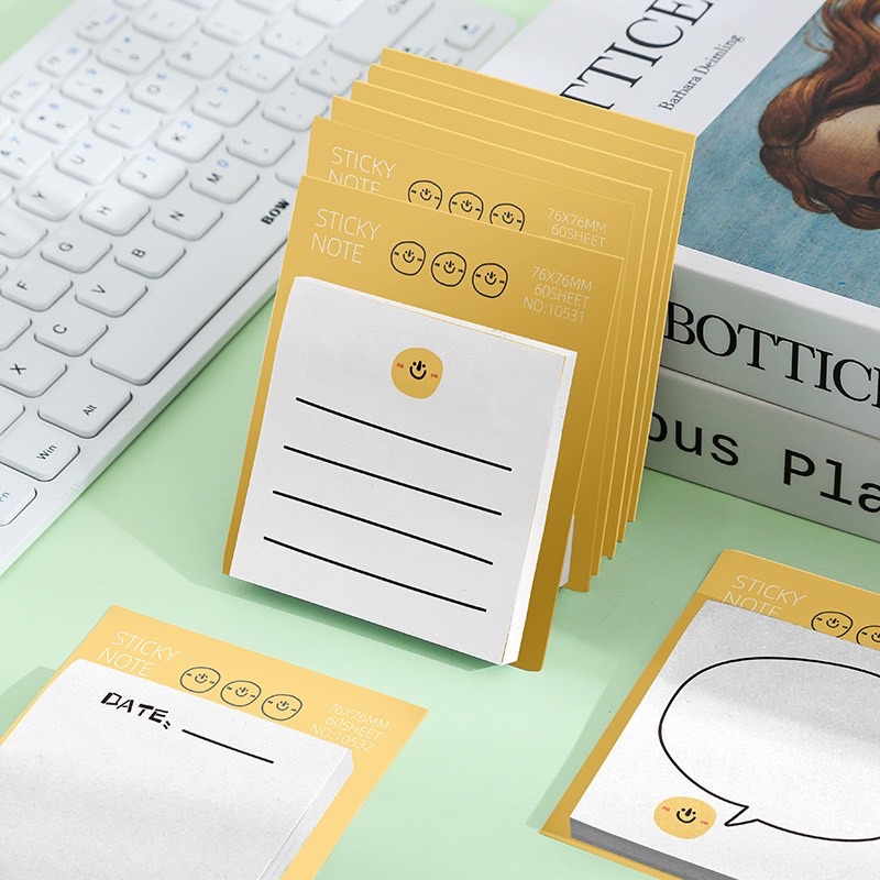 Tệp giấy note, giấy note hình cute Hàn quốc nhiều mẫu hình dễ thương