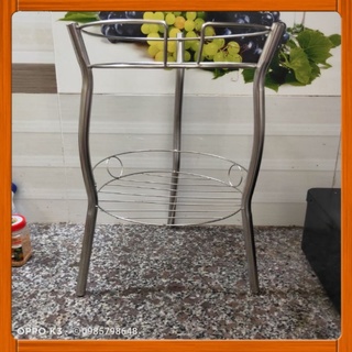 Chân kệ Inox để bình nước hoặc nồi cơm điện loại tròn