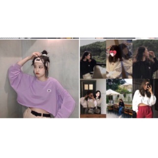 🔥CropTop Tay Dài USA