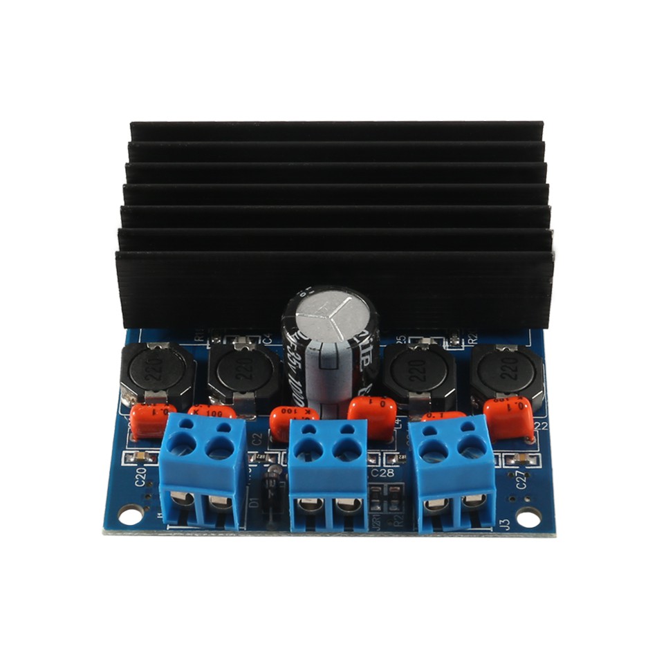 Bảng mạch khuếch đại kỹ thuật số công suất cao TDA7492 D Class 2x50w / 100w Bảng mạch khuếch đại AMP Bộ tản nhiệt Bảng mạch khuếch đại kỹ thuật số Bảng mạch khuếch đại kỹ thuật số AU