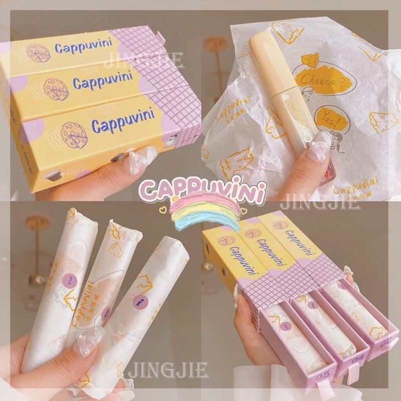 [Hàng mới về] Son môi Cappuvini cấp ẩm lâu trôi tông màu trẻ trung