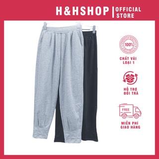 Quần Jogger nữ chất thun da cá- Quần dài nữ mùa đông có túi tiện lợi-038