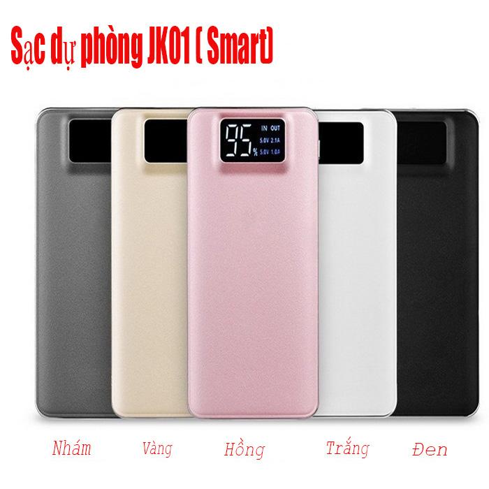 Pin & Bộ Sạc Dự Phòng Tốt, Chính Hang Giá Tốt JK01 20000mAh , Giá Rẻ Hàng Sịn Chọn Ngay Sạc Dự Phòng JK01 (Smart)