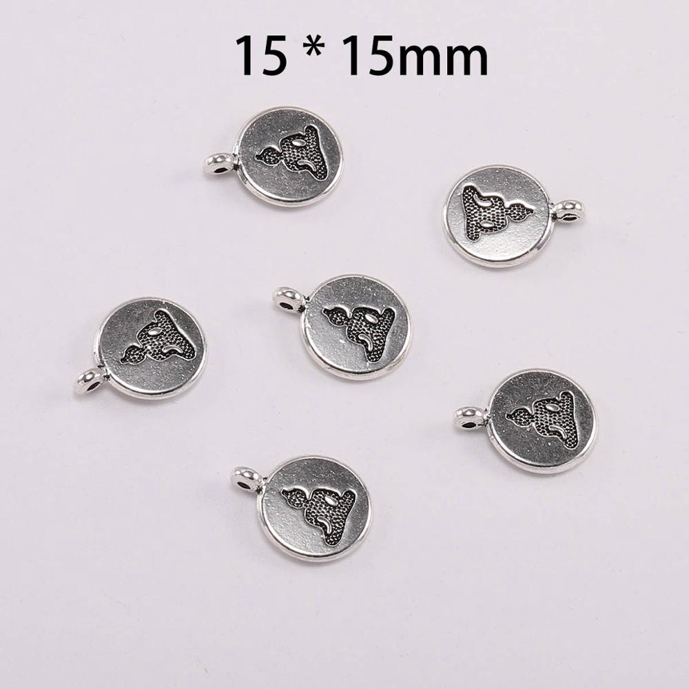 Set 10 mặt dây chuyền ST.KUNKKA phong cách Phật giáo