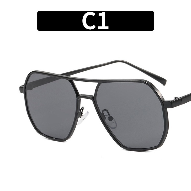 Kính Mát Phân Cực Gọng Kim Loại Phong Cách Retro Thời Trang