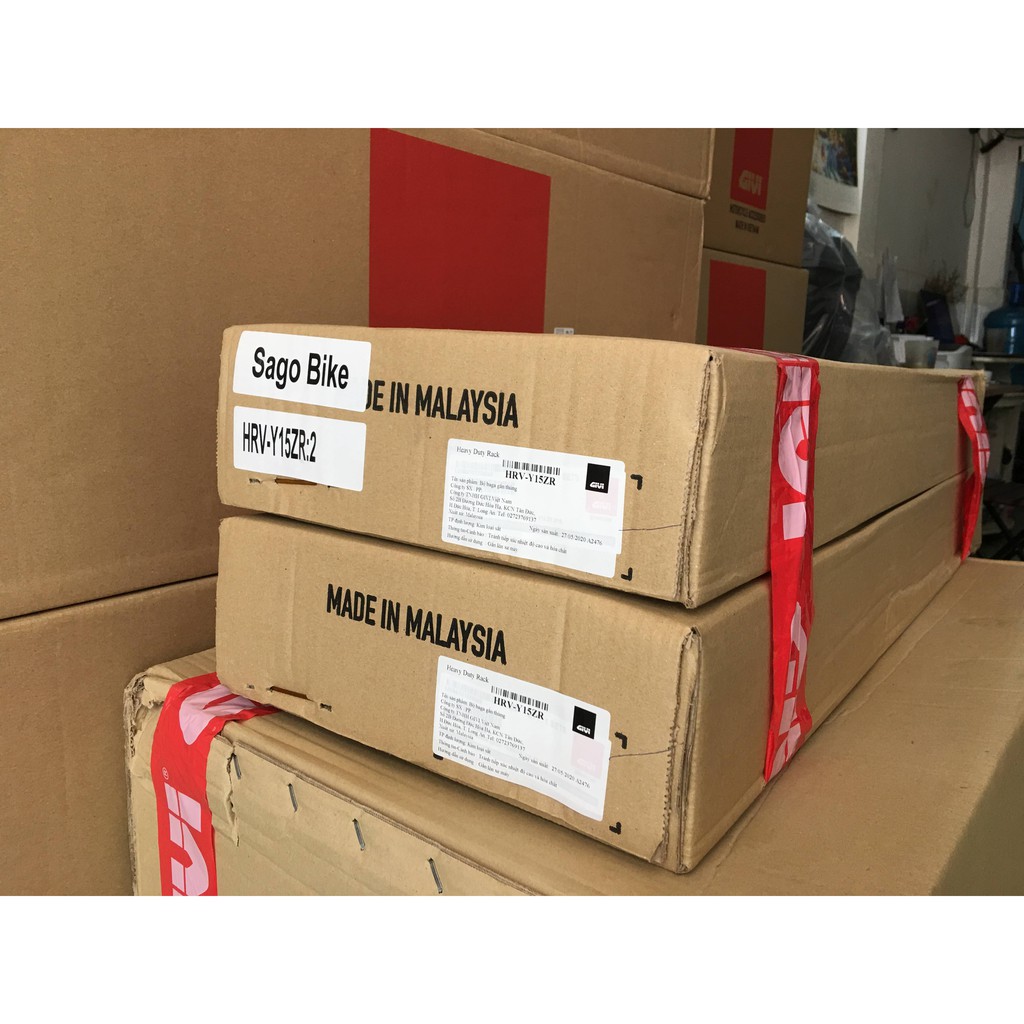 Baga HRV exciter 150 , baga givi HRV Exciter 150 kèm đế M5M và ốc gắn, hàng givi chính hãng , mới 100%