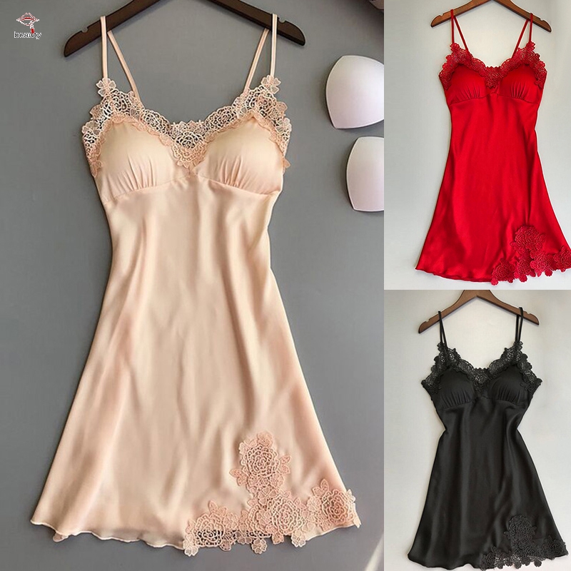 Áo Ngủ 2 Dây Màu Trơn Thời Trang Nữ Tính | BigBuy360 - bigbuy360.vn