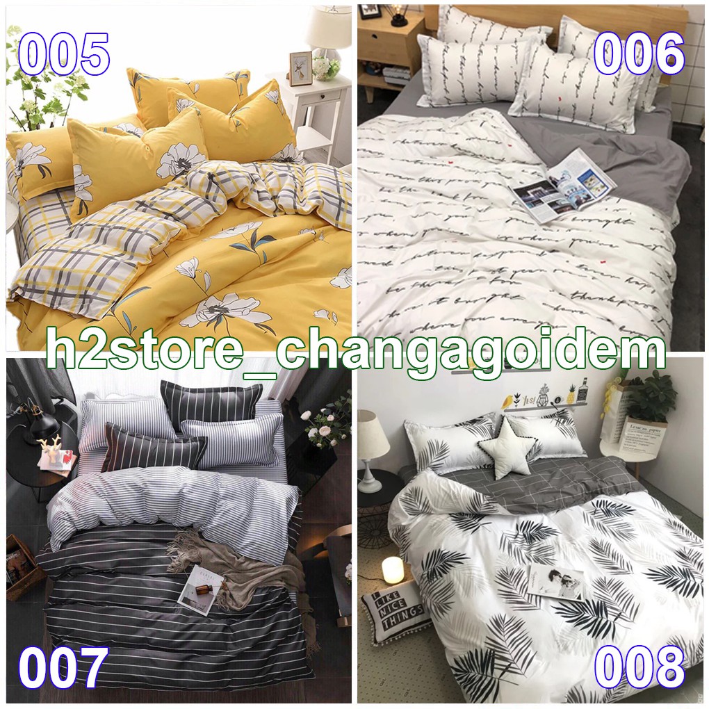 Bộ chăn ga gối cotton poly hàn quốc mới nhất | BigBuy360 - bigbuy360.vn